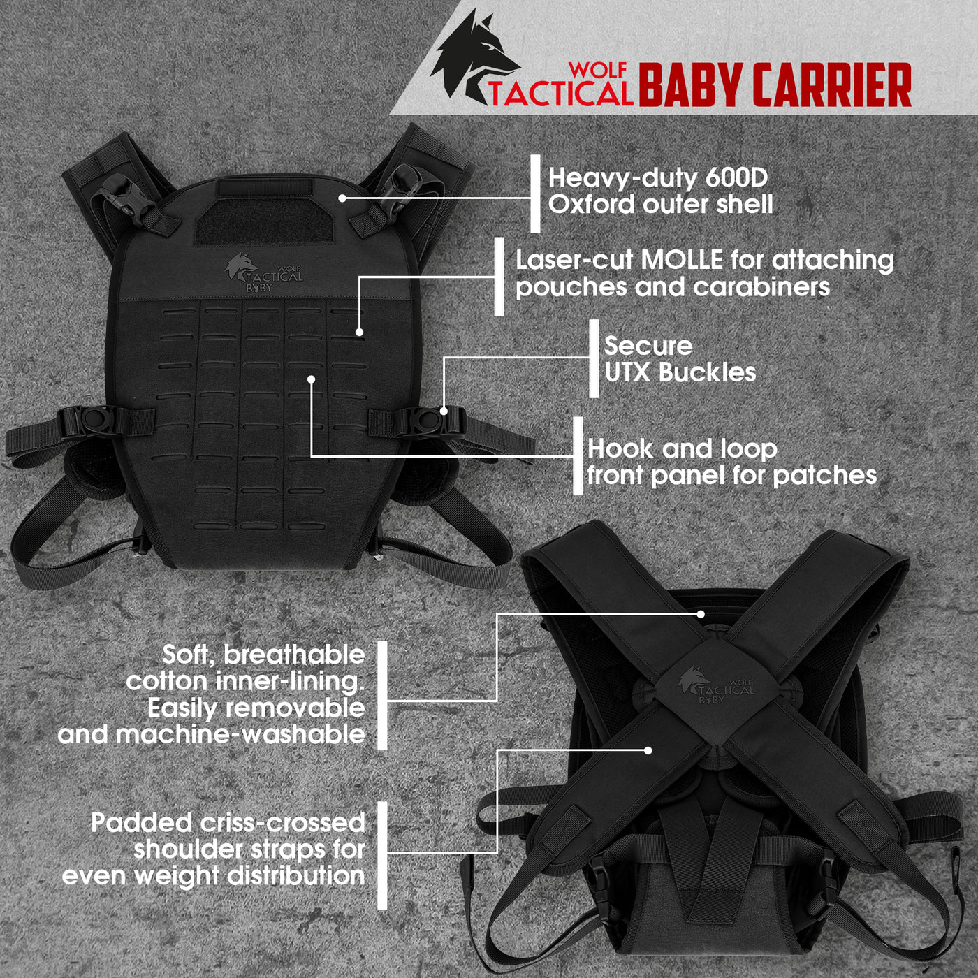Toddler and Baby Carrier