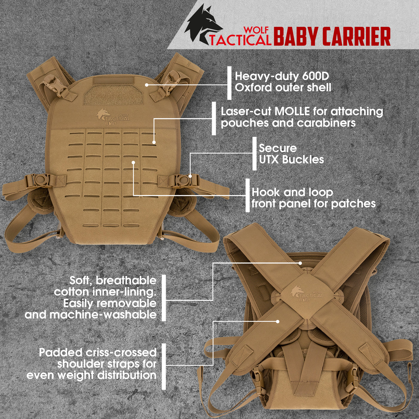 Wolf Tactical Baby Carrier