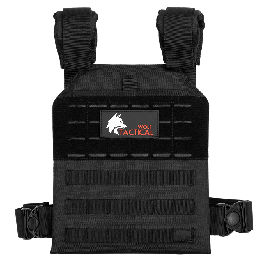 Front of the Wolf Simple Weighted Vest with MOLLE webbing