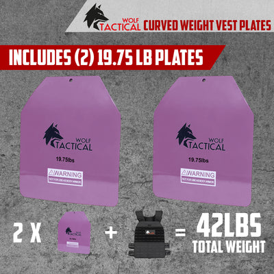 Curved Weight Vest Plates