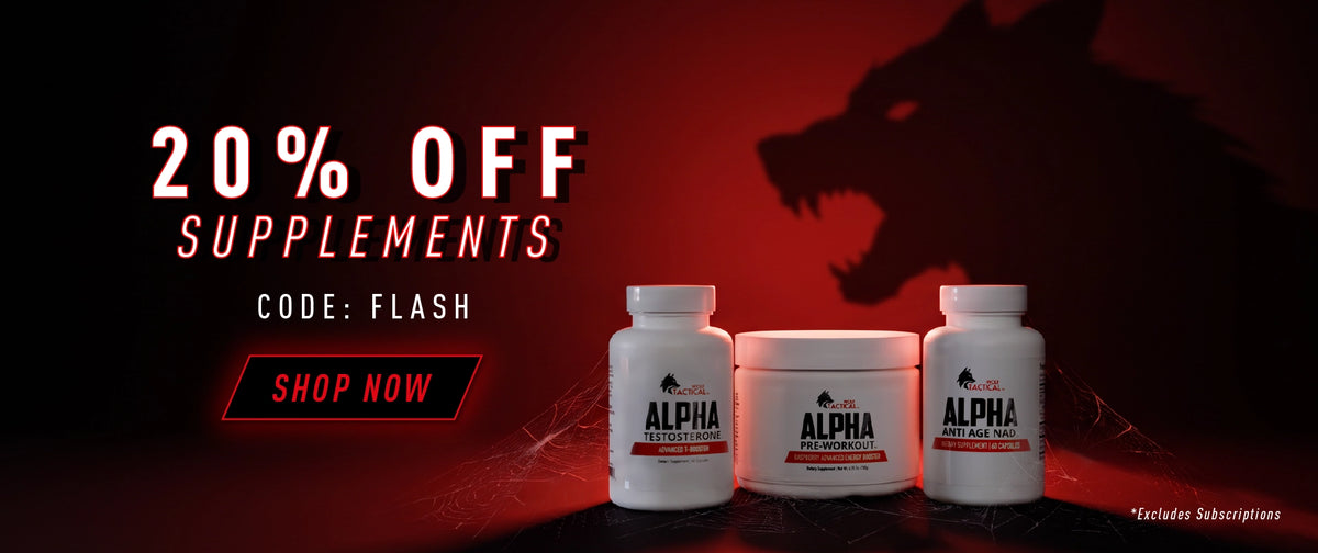 Halloween Flash Sale. 20% off supplements. Code FLASH.