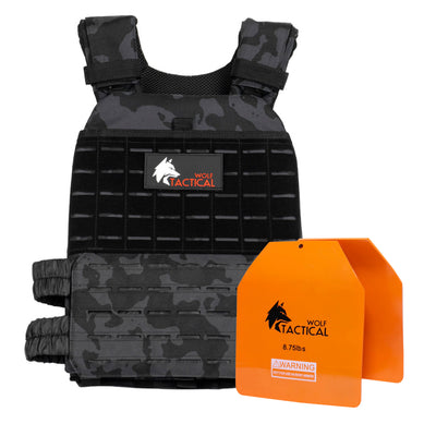 Weighted Vest Plate Carrier and Curved Weight Vest Plates (Flash Sale)