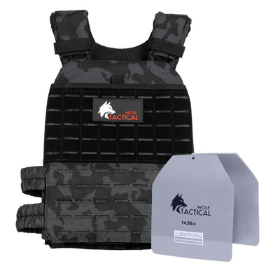 Weighted Vest Plate Carrier and Curved Weight Vest Plates (Flash Sale)