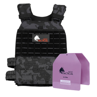 Weighted Vest Plate Carrier and Curved Weight Vest Plates (Flash Sale)