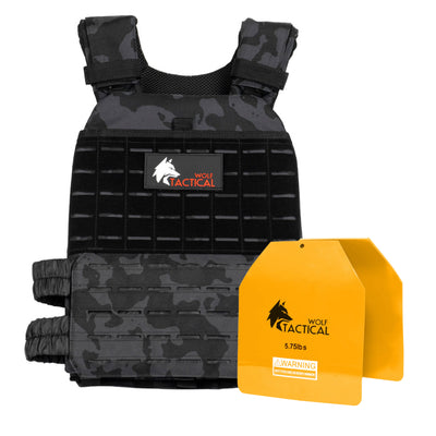 Weighted Vest Plate Carrier and Curved Weight Vest Plates (Flash Sale)
