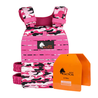Weighted Vest Plate Carrier and Curved Weight Vest Plates (Flash Sale)