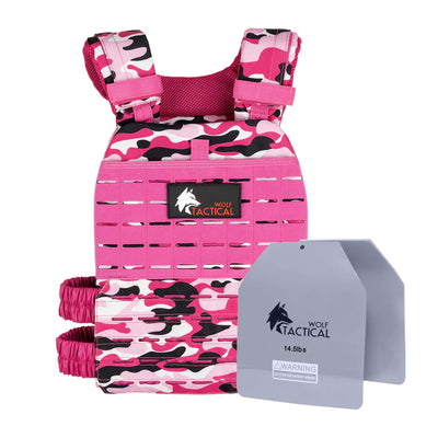 Weighted Vest Plate Carrier and Curved Weight Vest Plates (Flash Sale)