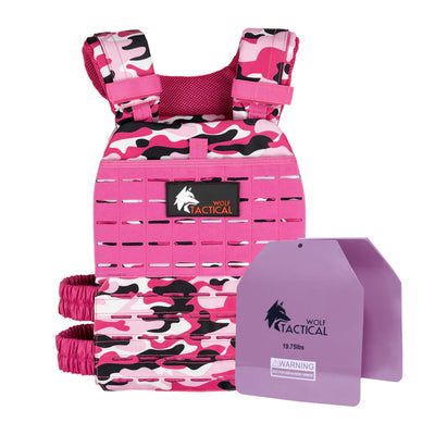 Weighted Vest Plate Carrier and Curved Weight Vest Plates (Flash Sale)