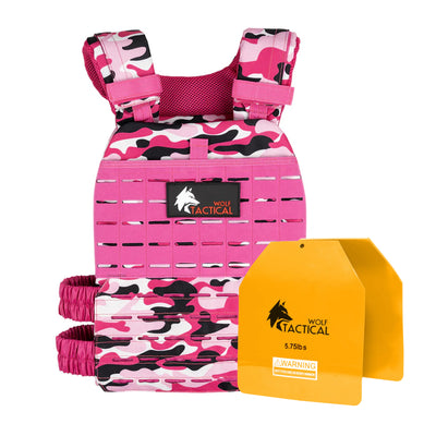 Weighted Vest Plate Carrier and Curved Weight Vest Plates (Flash Sale)