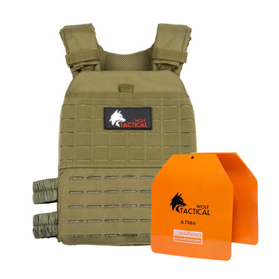 Weighted Vest Plate Carrier and Curved Weight Vest Plates (Flash Sale)