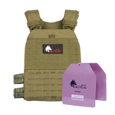 Weighted Vest Plate Carrier and Curved Weight Vest Plates (Flash Sale)