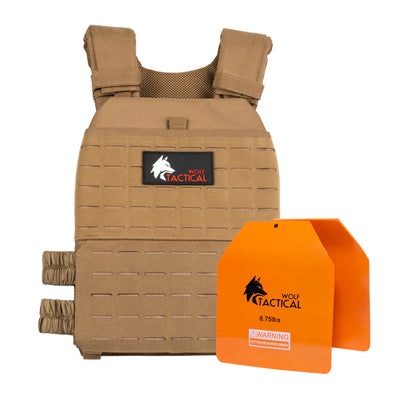 Weighted Vest Plate Carrier and Curved Weight Vest Plates (Flash Sale)