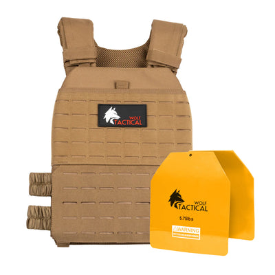 Weighted Vest Plate Carrier and Curved Weight Vest Plates (Flash Sale)