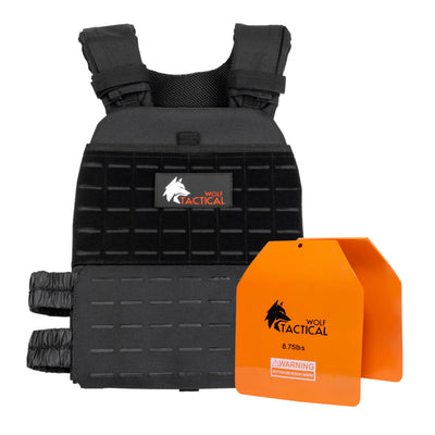 Weighted Vest Plate Carrier and Curved Weight Vest Plates (Flash Sale)