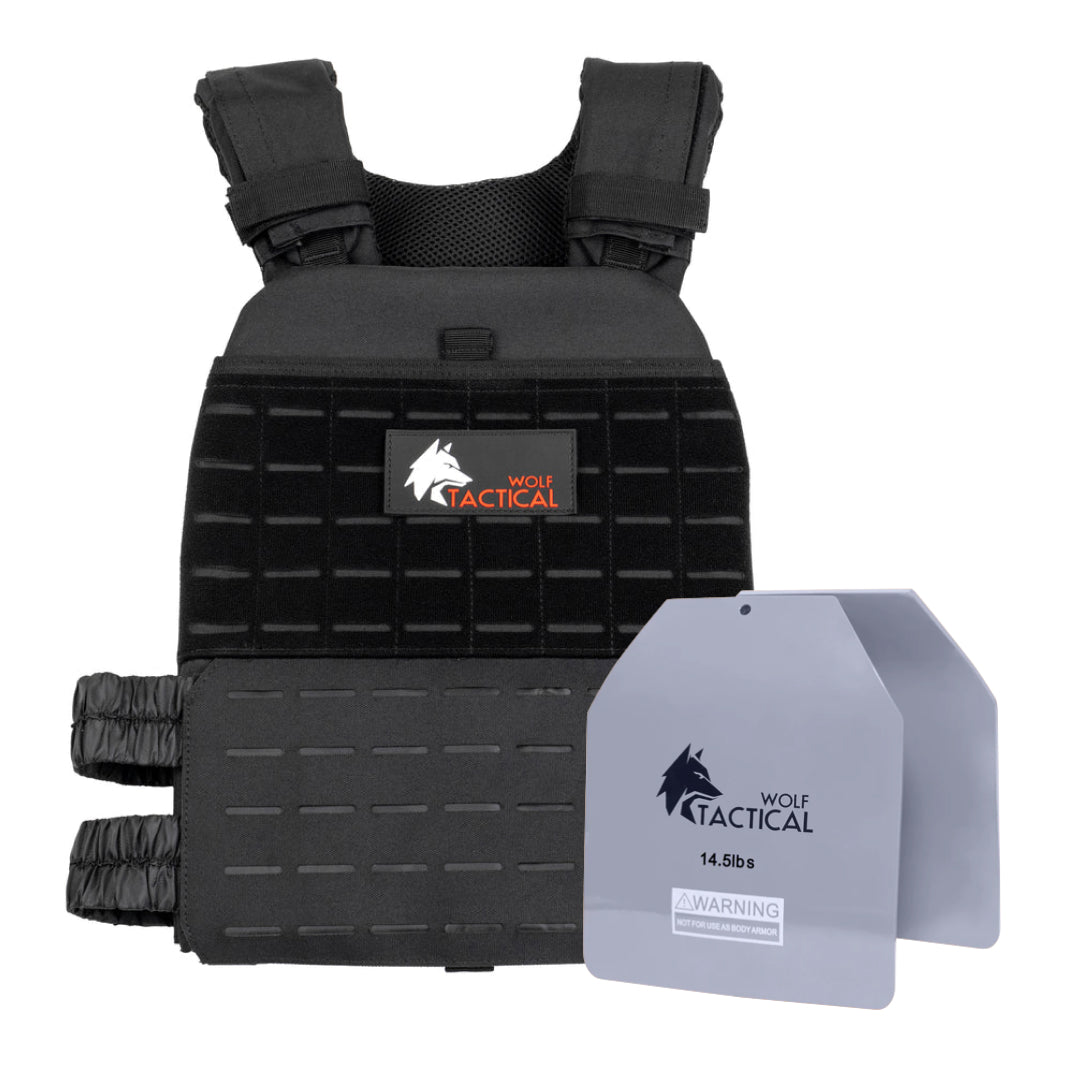 Weighted Vest Plate Carrier and Curved Weight Vest Plates (Flash Sale)