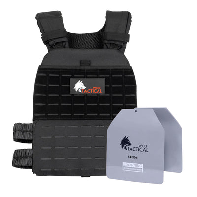 Weighted Vest Plate Carrier and Curved Weight Vest Plates (Flash Sale)