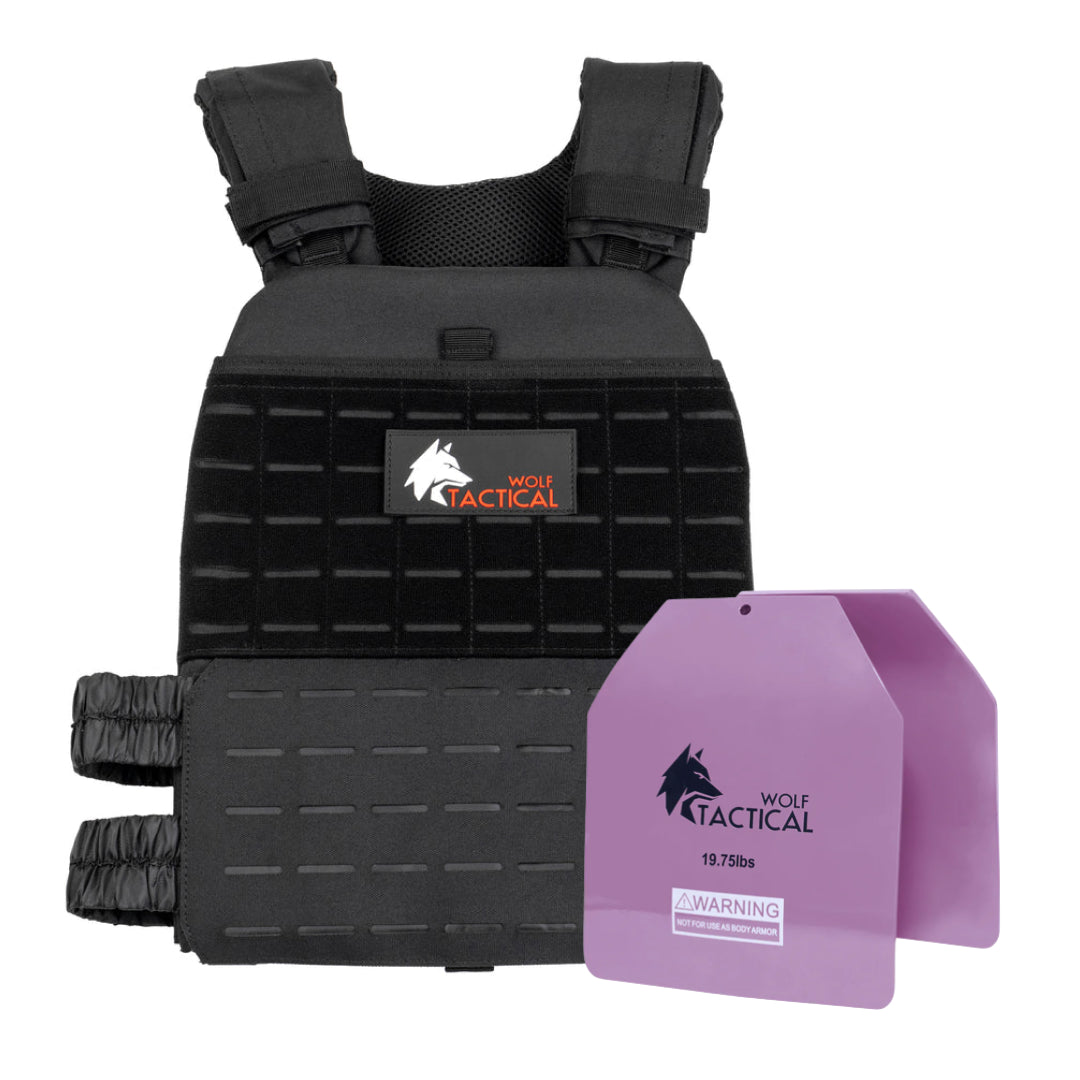 Weighted Vest Plate Carrier and Curved Weight Vest Plates (Flash Sale)