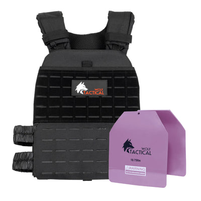 Weighted Vest Plate Carrier and Curved Weight Vest Plates (Flash Sale)