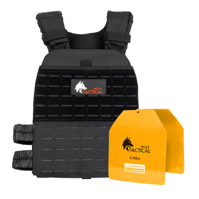 Weighted Vest Plate Carrier and Curved Weight Vest Plates (Flash Sale)