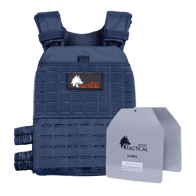 Weighted Vest Plate Carrier and Curved Weight Vest Plates (Flash Sale)