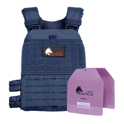 Weighted Vest Plate Carrier and Curved Weight Vest Plates (Flash Sale)