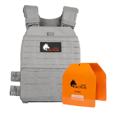 Weighted Vest Plate Carrier and Curved Weight Vest Plates (Flash Sale)
