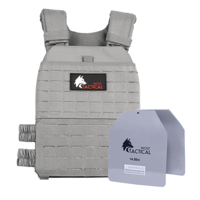 Weighted Vest Plate Carrier and Curved Weight Vest Plates (Flash Sale)