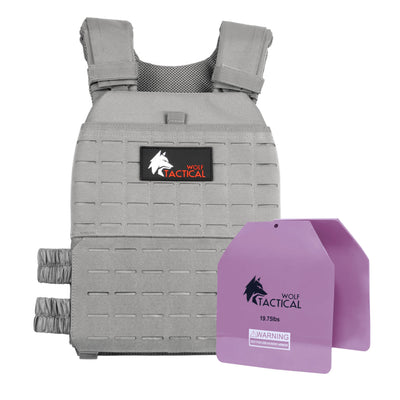 Weighted Vest Plate Carrier and Curved Weight Vest Plates (Flash Sale)