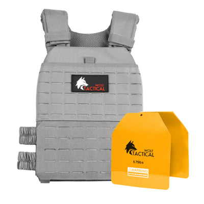 Weighted Vest Plate Carrier and Curved Weight Vest Plates (Flash Sale)