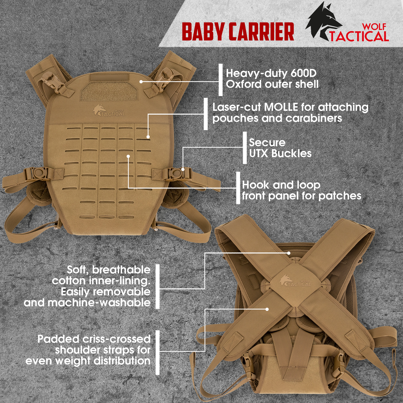 Baby carrier molle shop