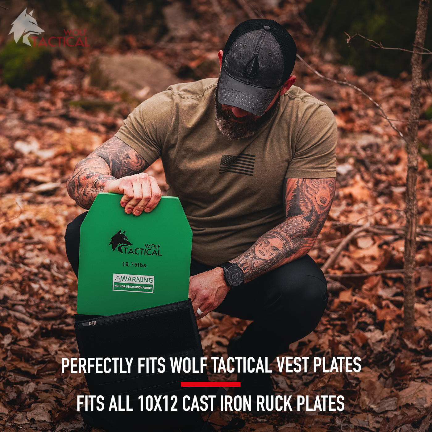 Weighted Rucking Backpack Plate Carrier