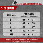 Heavy Duty Quick-Release EDC Belt