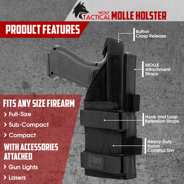 Mid-Ride Holster (With Light) – War Party Holsters, LLC