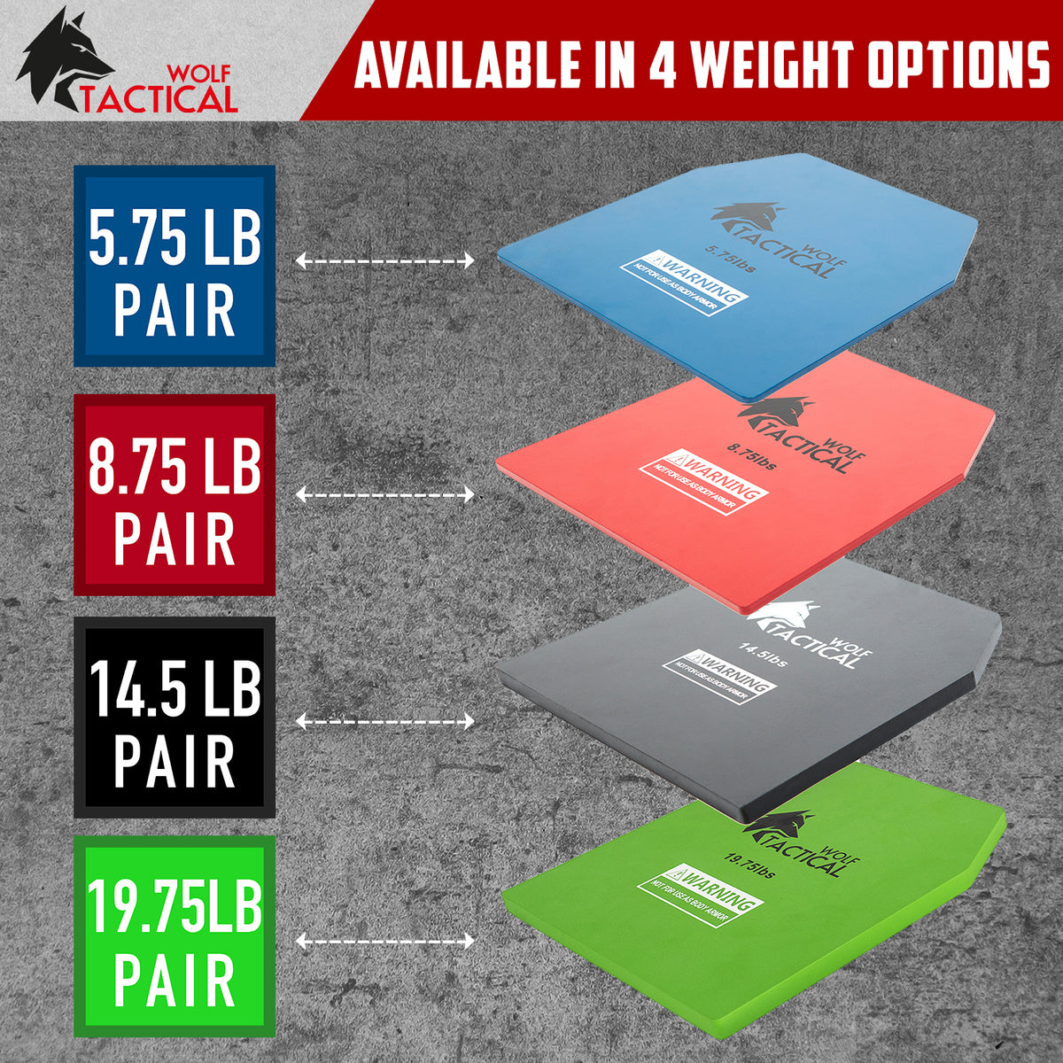 Weight Vest Plates