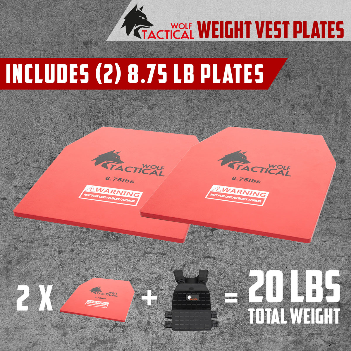 Weight Vest Plates