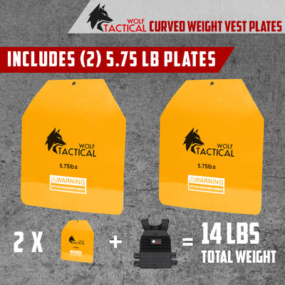 Curved Weight Vest Plates