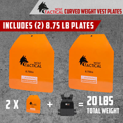 Curved Weight Vest Plates