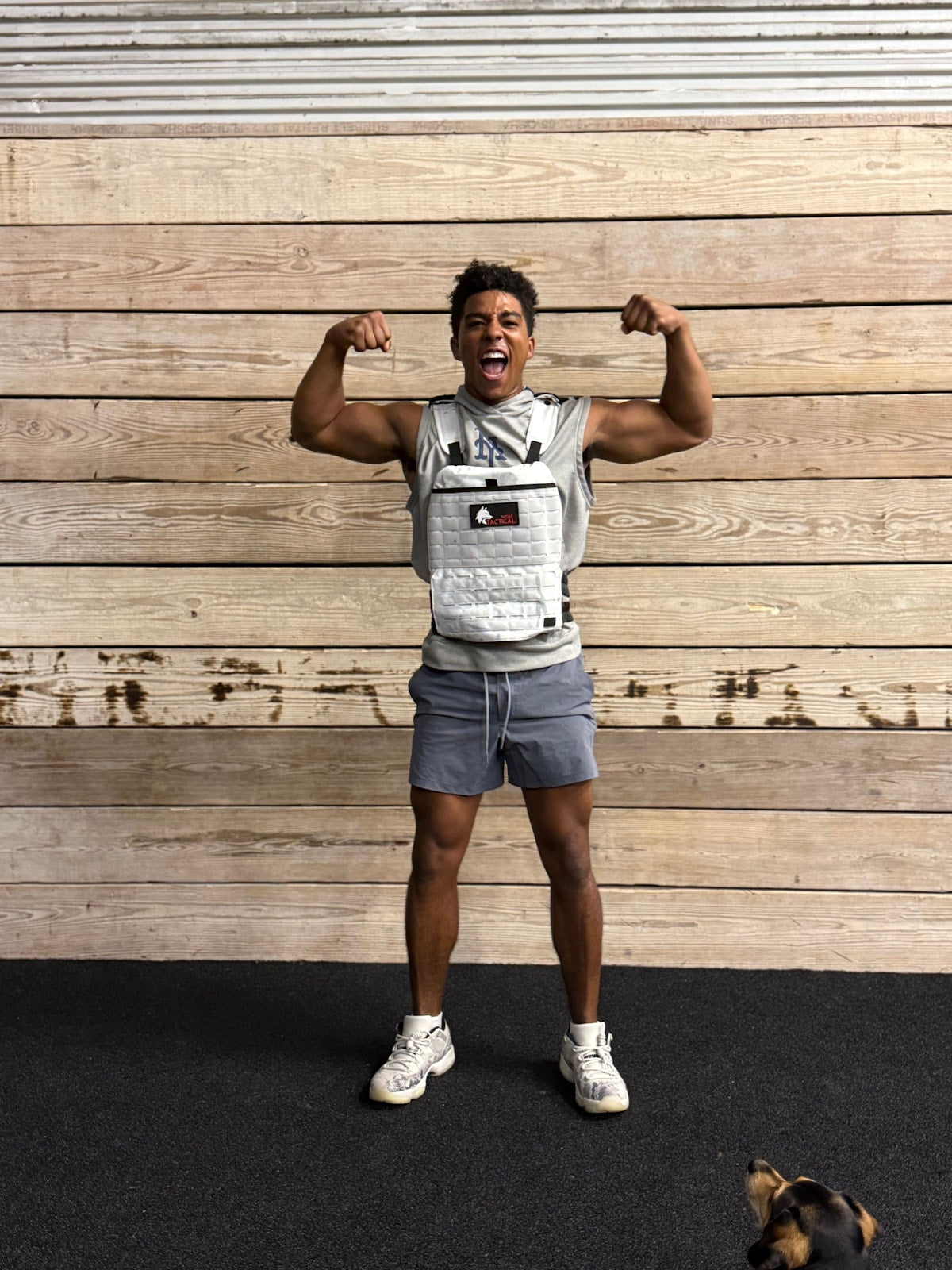 Brandon in Wolf gear