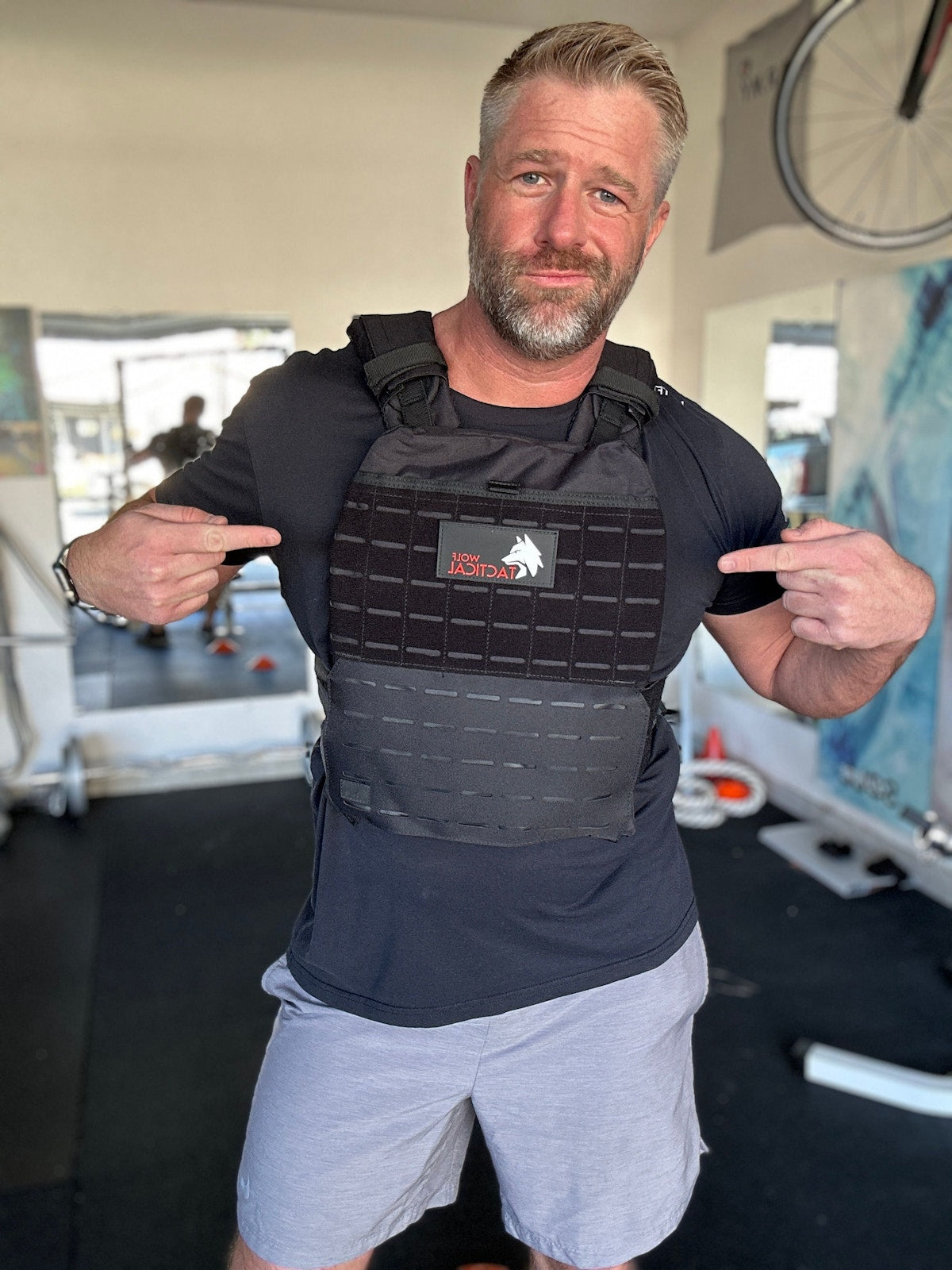 Gym in Wolf gear