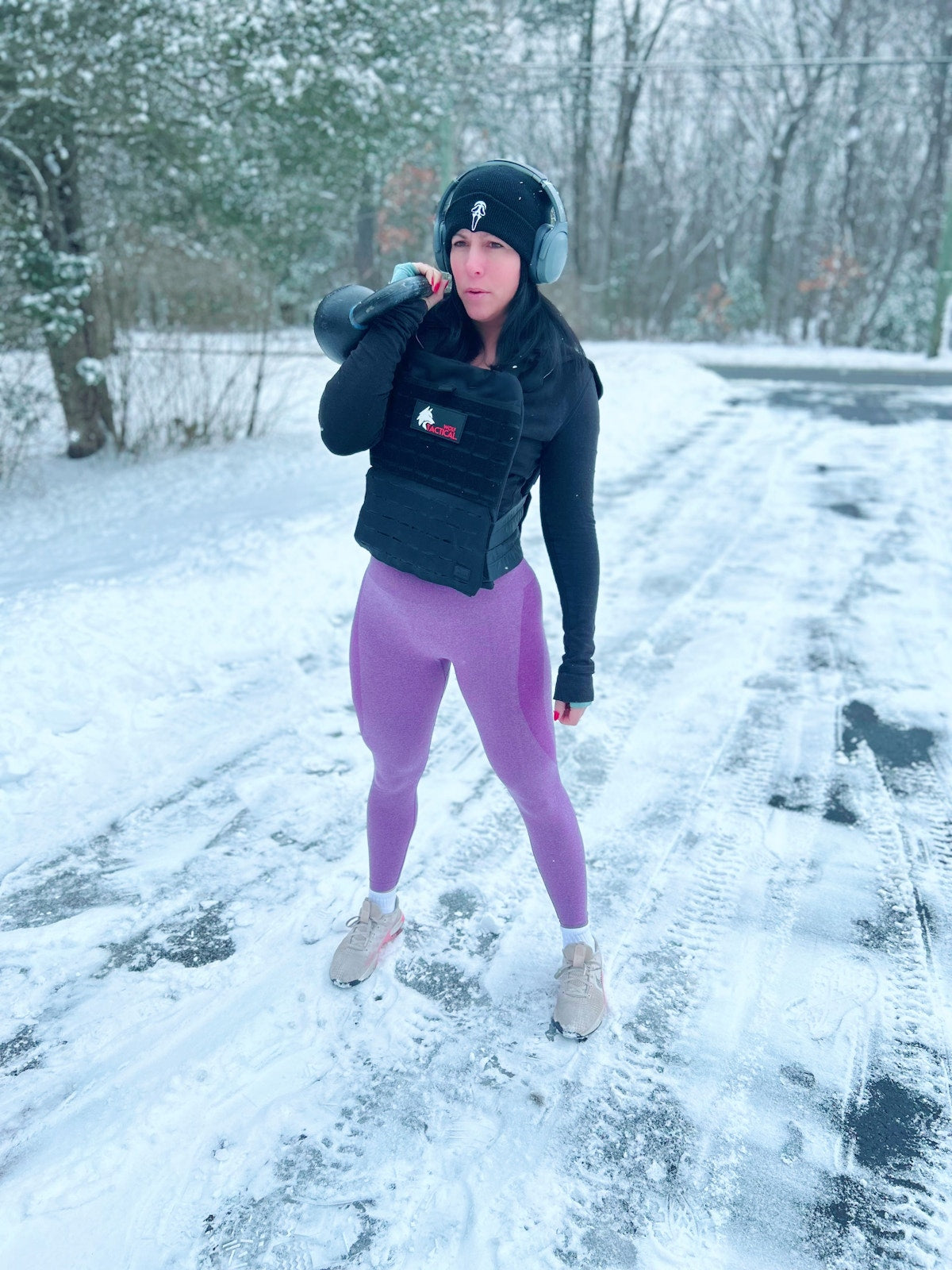Jacqueline in Wolf gear