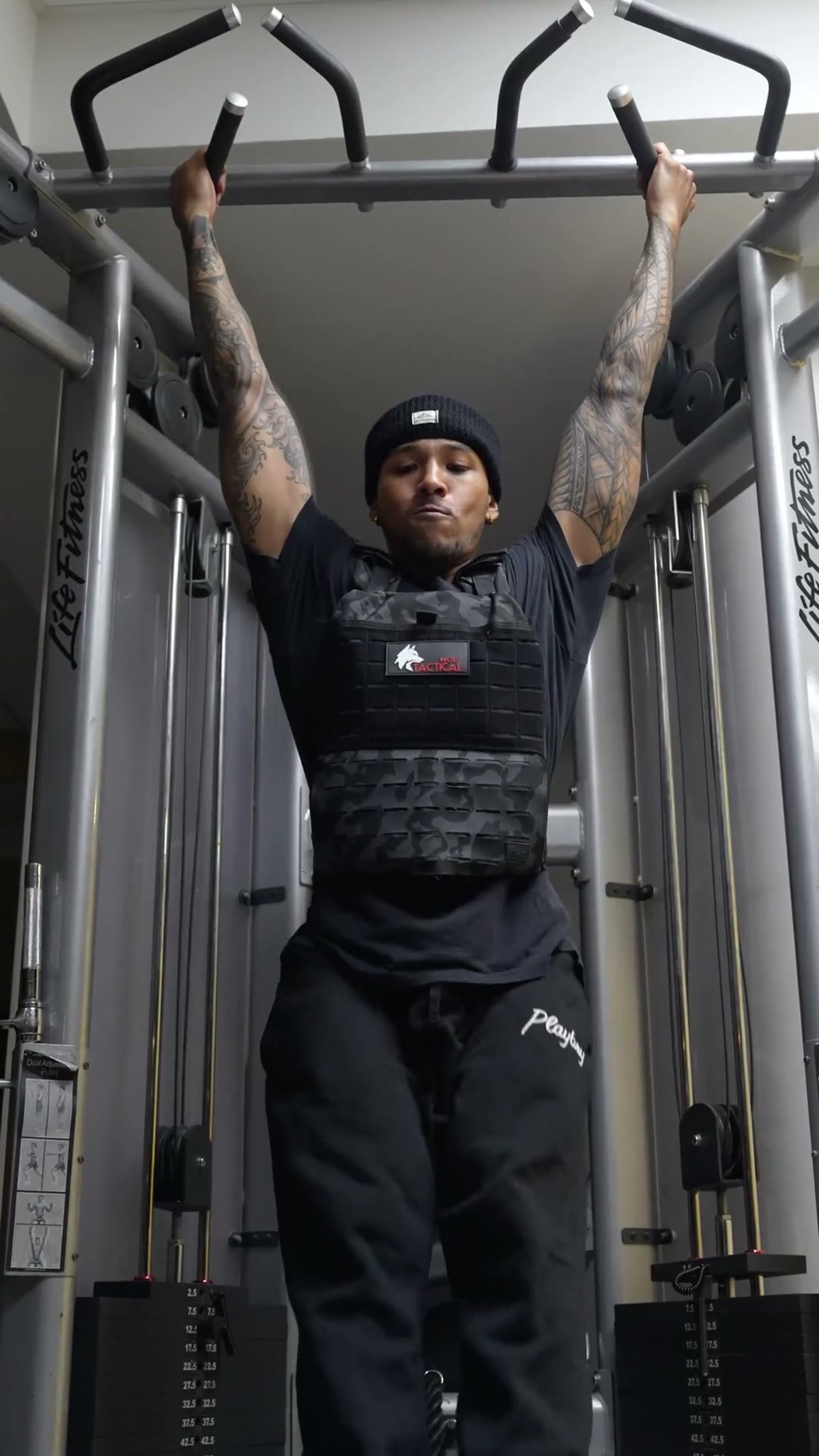 Trevon in Wolf gear